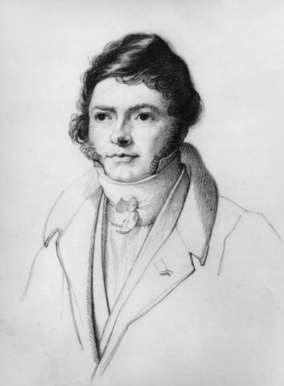 Portrait of Jean-Francois Champollion (1790-1832), 1830 by French School